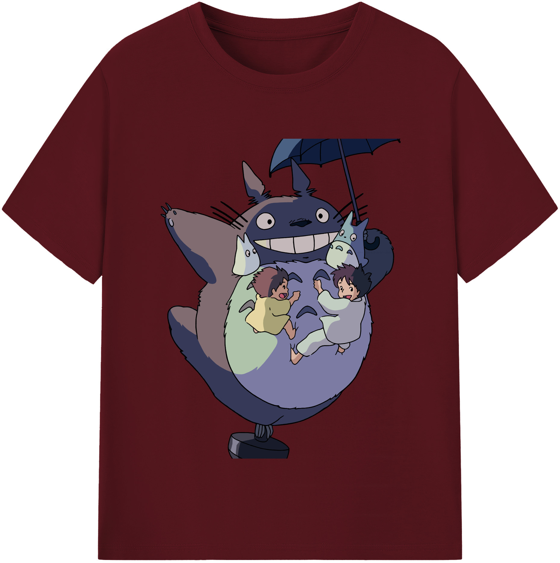 （画像用） となりのトトロ 草壁メイ 草壁サツキ My Neighbor Totoro Satsuki Kusakabe Mei Kusakabe 綿100％半袖Tシャツ（フロントプリント）